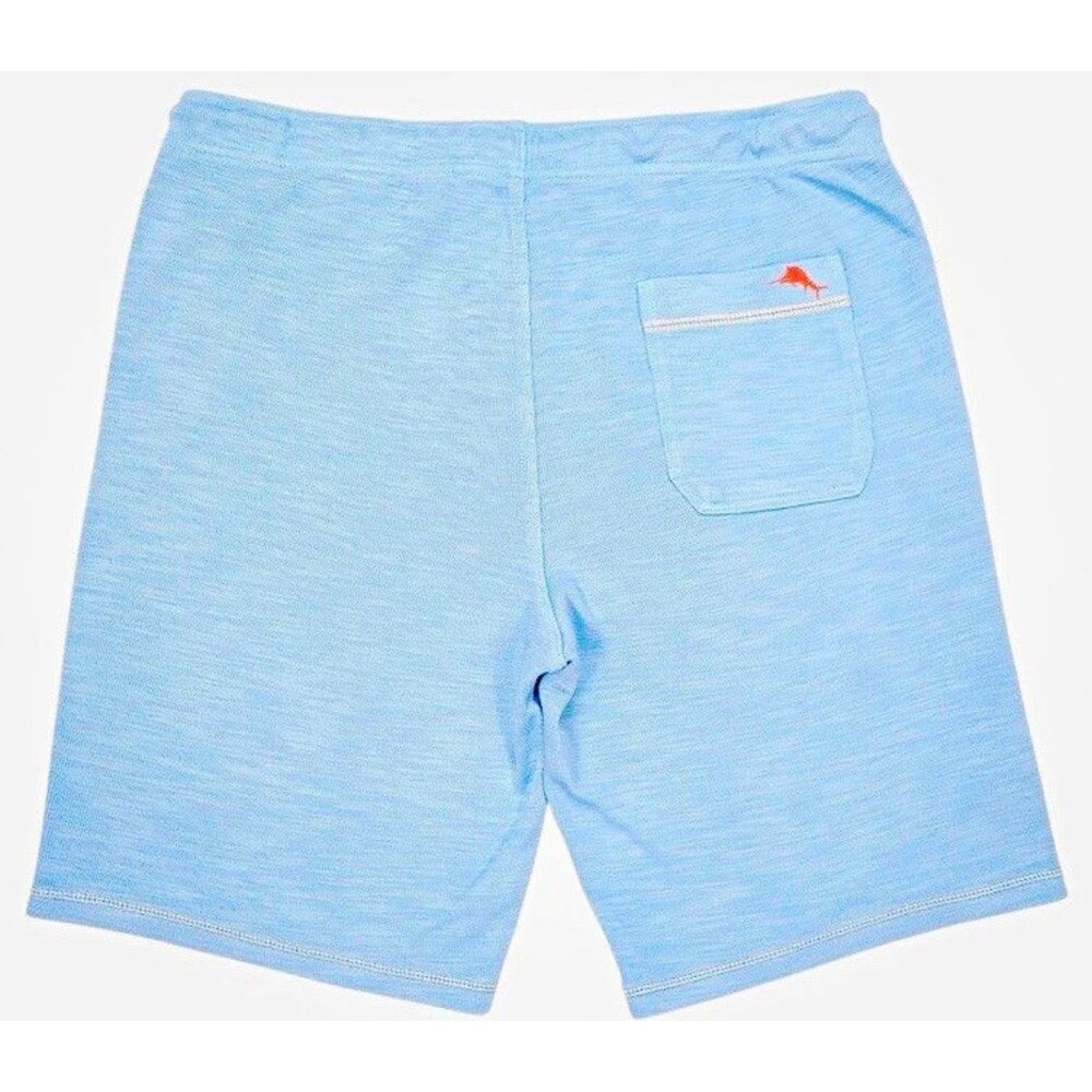 Tommy Bahama Tobago Lounge Shorts Mens XXL Blue Solid Knit Drawstring Pockets